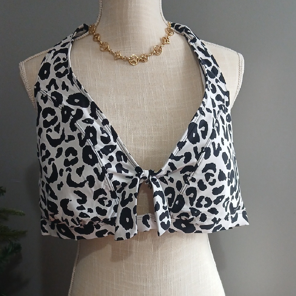 Leopard Print Halter Top